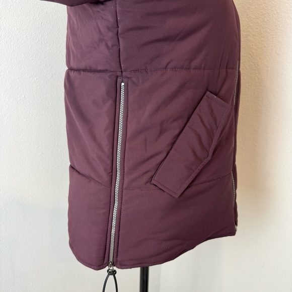 NORDEN PROJECT reversible puffer jacket burgundy black sustainable recycled - Picture 13 of 16